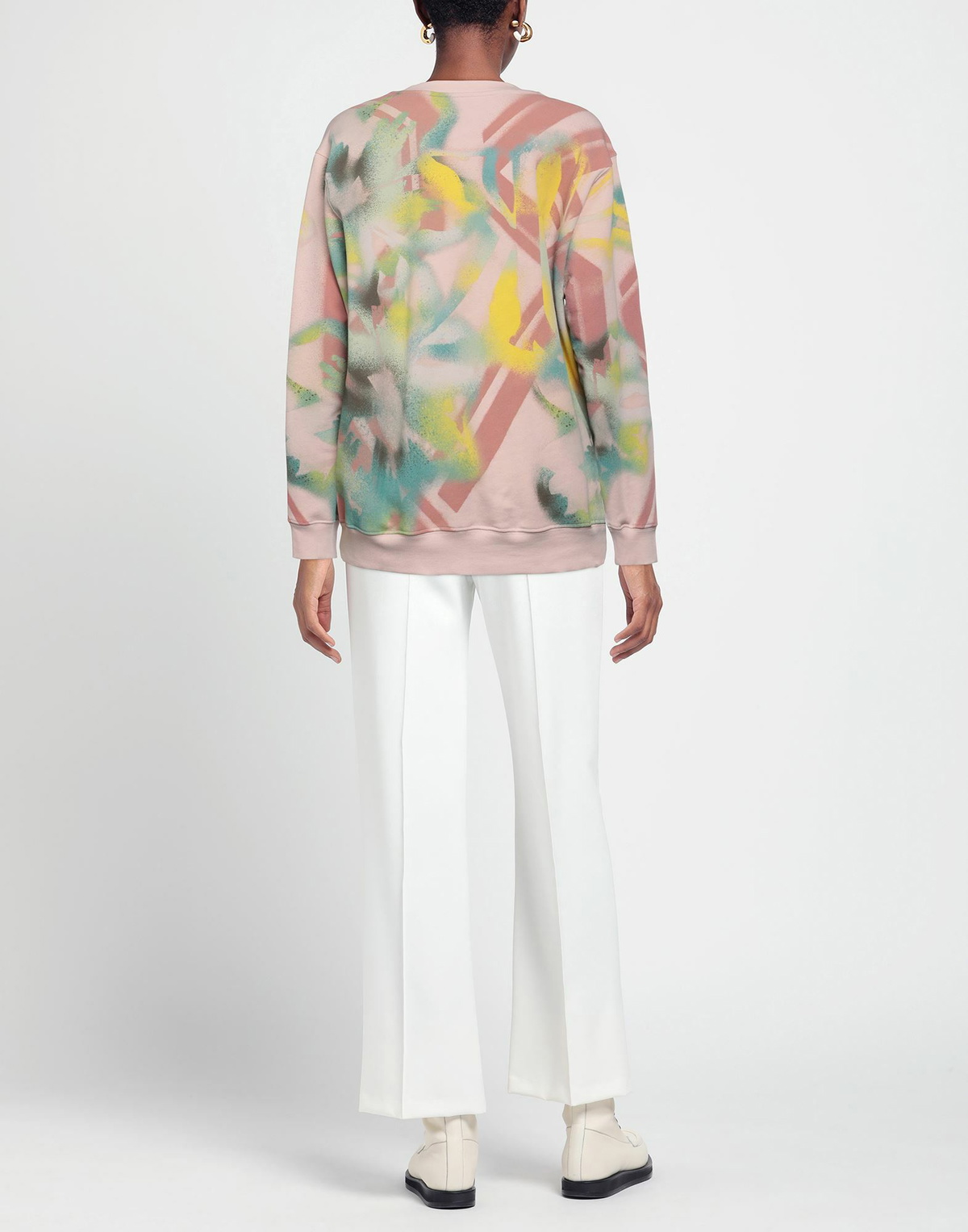 Koché Womens Sweatshirt in Blush