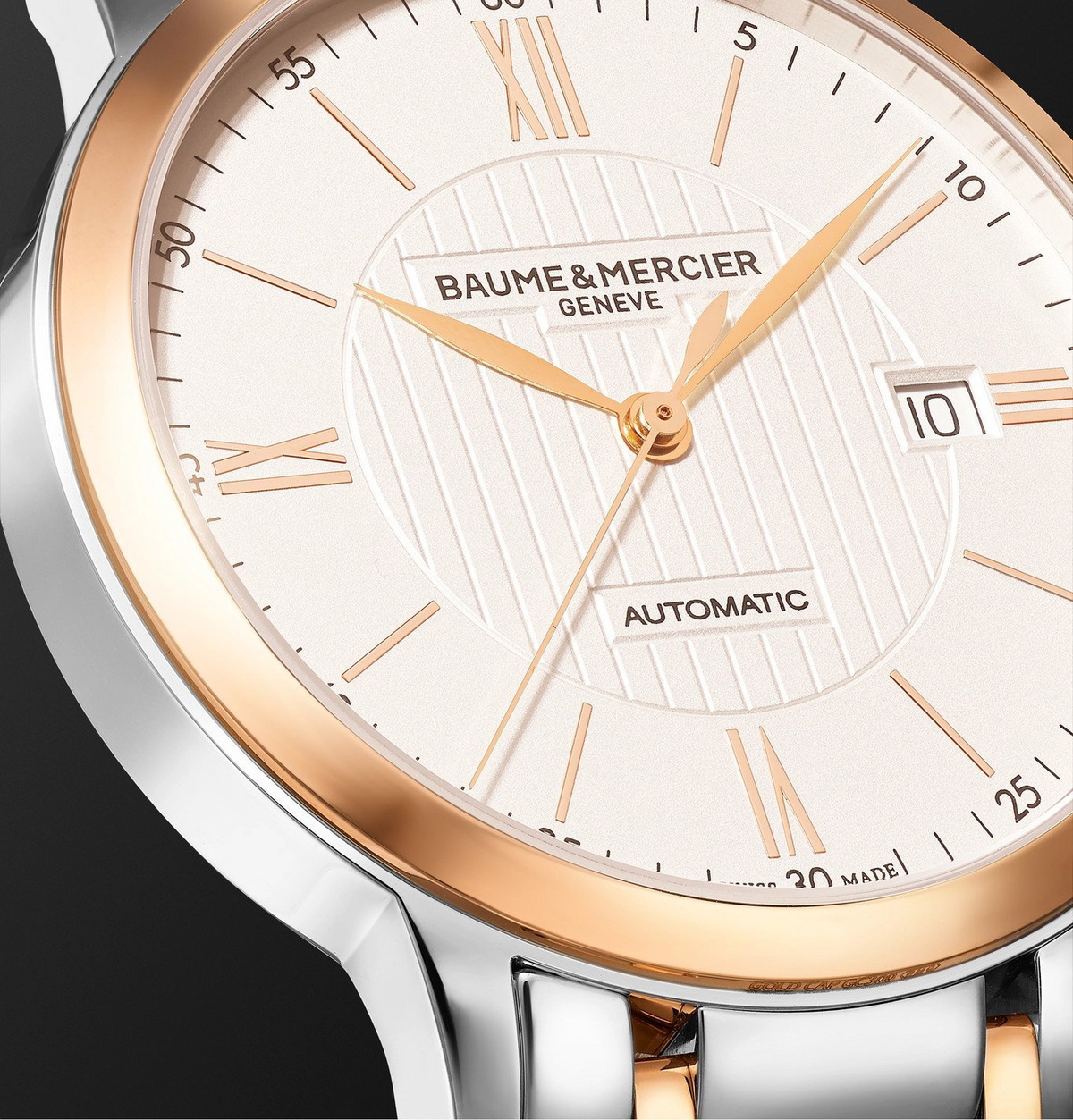 Baume Mercier Classima Automatic 40mm Stainless Steel and Rose