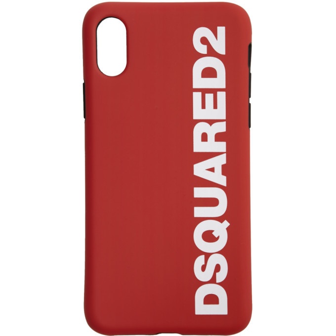 Photo: Dsquared2 Red Logo iPhone X Case
