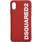 Dsquared2 Red Logo iPhone X Case