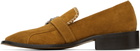 Wales Bonner Tan Buckle Loafers