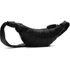 LEMAIRE Black Small Croissant Leather Bag