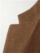 De Petrillo - Slim-Fit Unstructured Wool and Cashmere-Blend Blazer - Brown