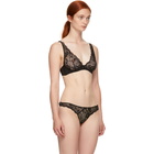 Fleur du Mal Black Underwire Lace Bra