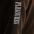 Pleasures Men's Tapeworm Washed Logo Sweatpant in Black
