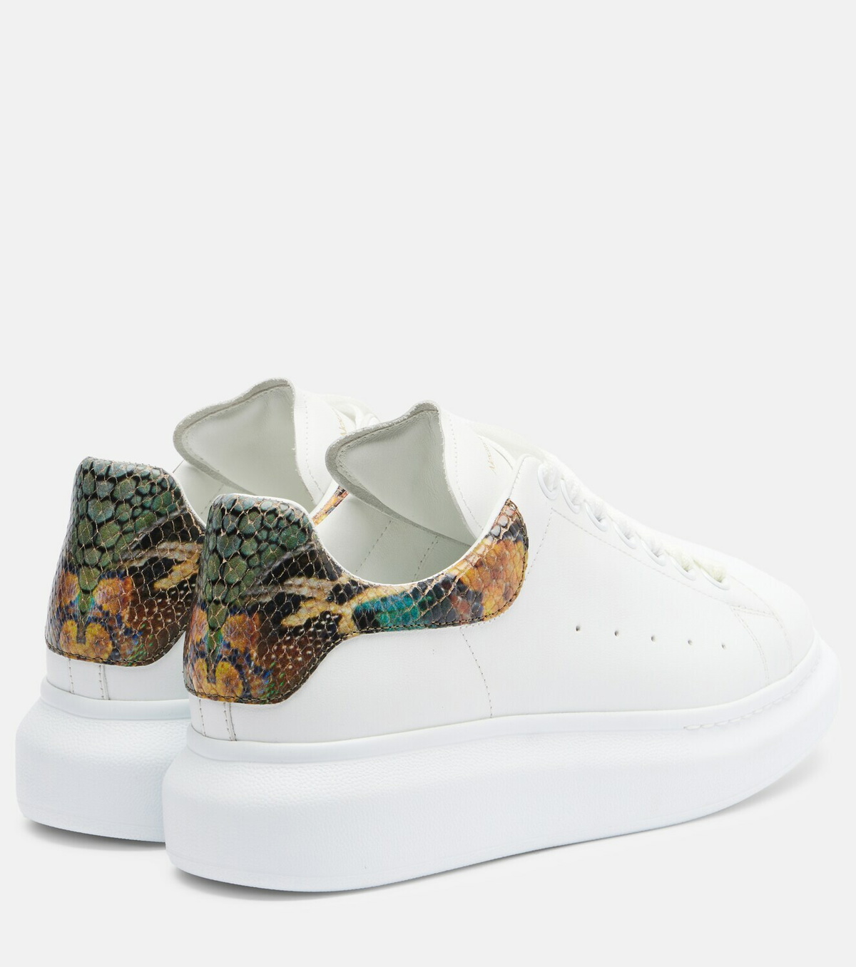 McQueen Oversized leather sneakers
