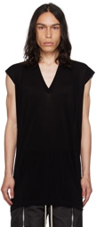 Rick Owens Black Deep V-Neck T-Shirt