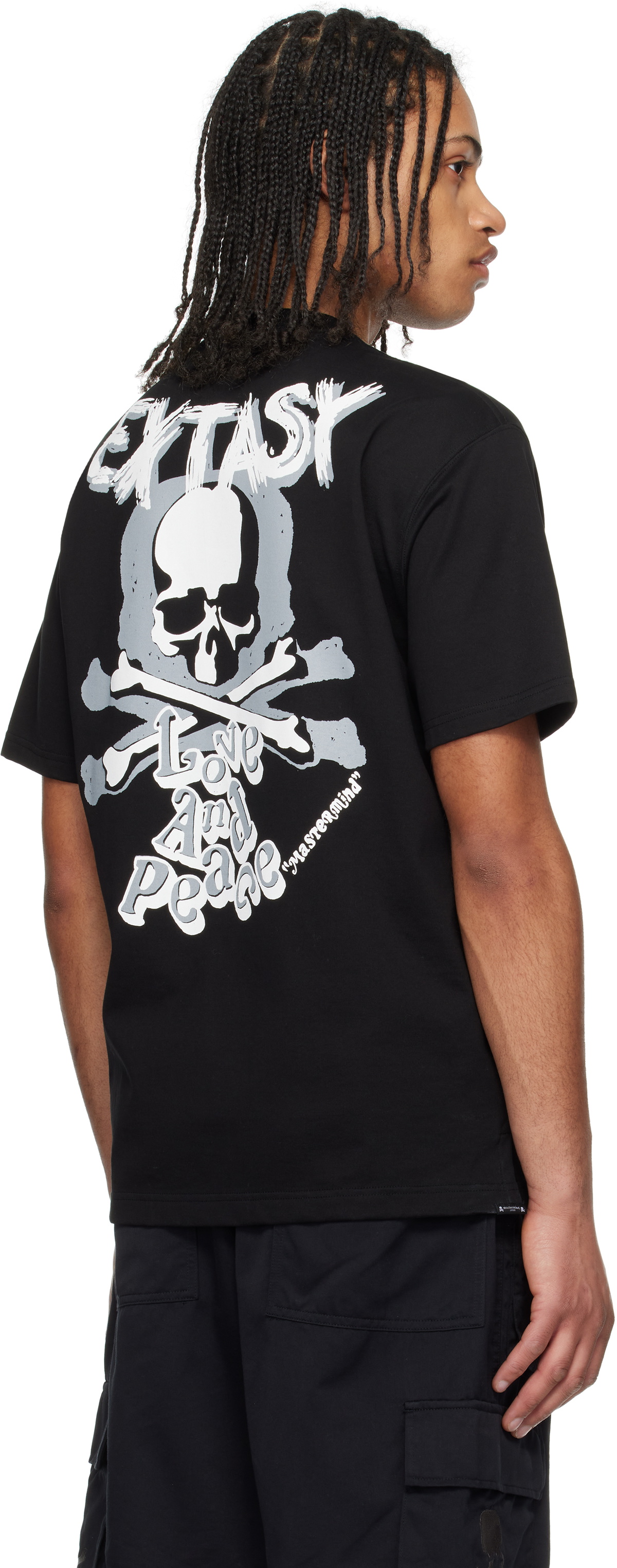 mastermind JAPAN Black Boxy 'Extasy' T-shirt