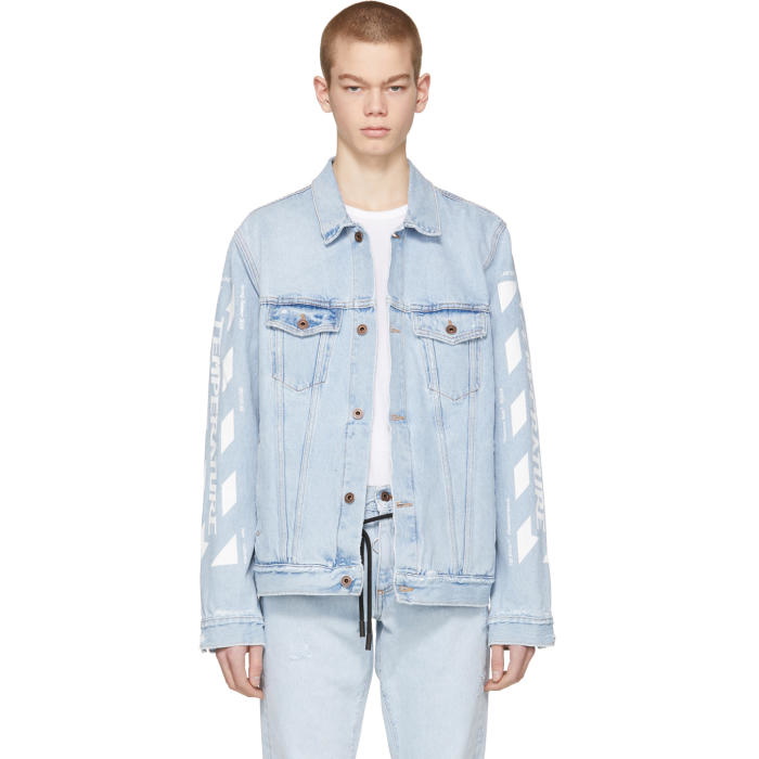 Photo: Off-White Denim Oversized Denim Temperature Jacket