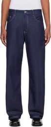 Small Talk Studio Blue Five-Pocket Jeans