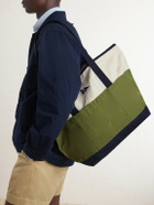 Drake's - Logo-Embroidered Canvas Tote Bag