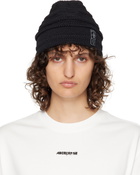 ADER error Black Montblanc Beanie