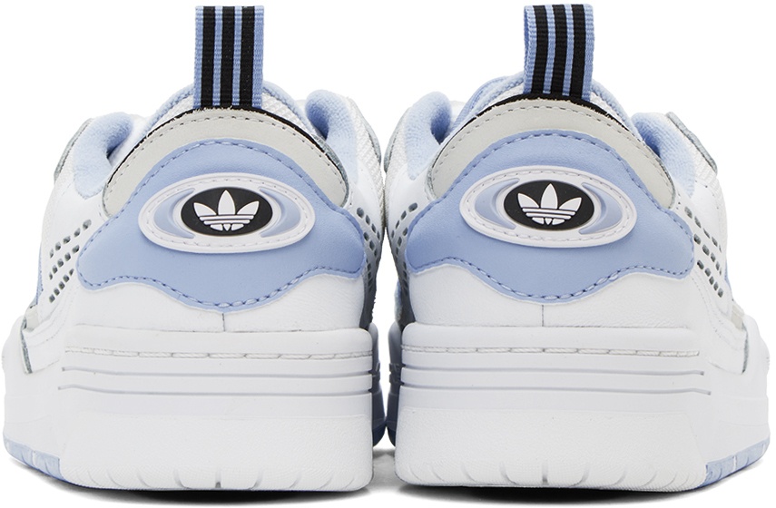 adidas Originals White Adi2000 Blue & adidas Originals Sneakers