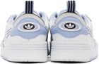 adidas Originals White & Blue Adi2000 Sneakers