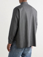 OrSlow - Checked Cotton and TENCEL™ Lyocell-Blend Flannel Shirt - Gray