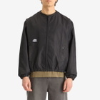 Umbro by Slam Jam Men's Micro Check Bomber Jacket in Navy