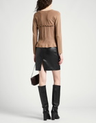 Manila Grace Womens Cardigan Camel
