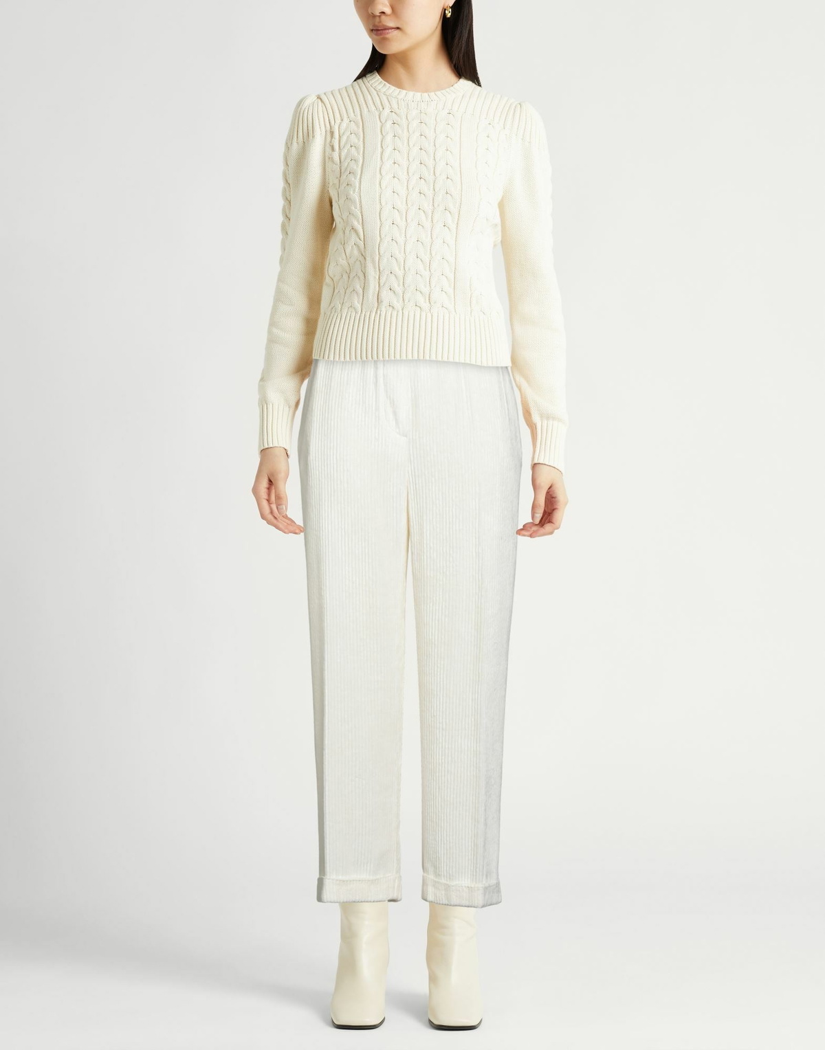 Peserico Womens Pants Ivory