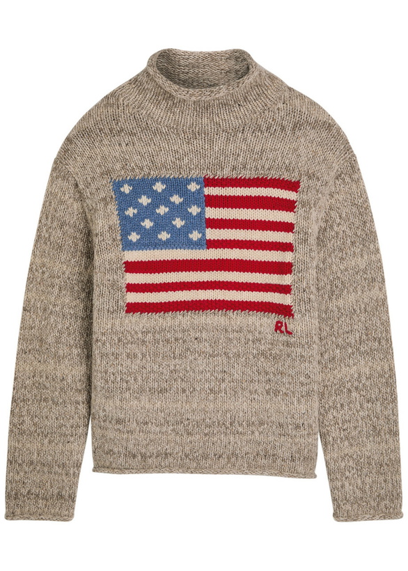 Photo: Polo Ralph Lauren Flag Wool-blend Jumper Beige