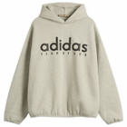 Adidas x FOG adidas x Fear Of God Heather Cotton Fleece Hoodie in Medium Grey Heather