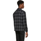Naked and Famous Denim Grey Flannel Lumberjack Shirt