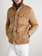 Valstar - Brera Padded Suede Field Jacket - Brown