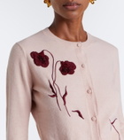 Erdem Floral-appliqué cardigan