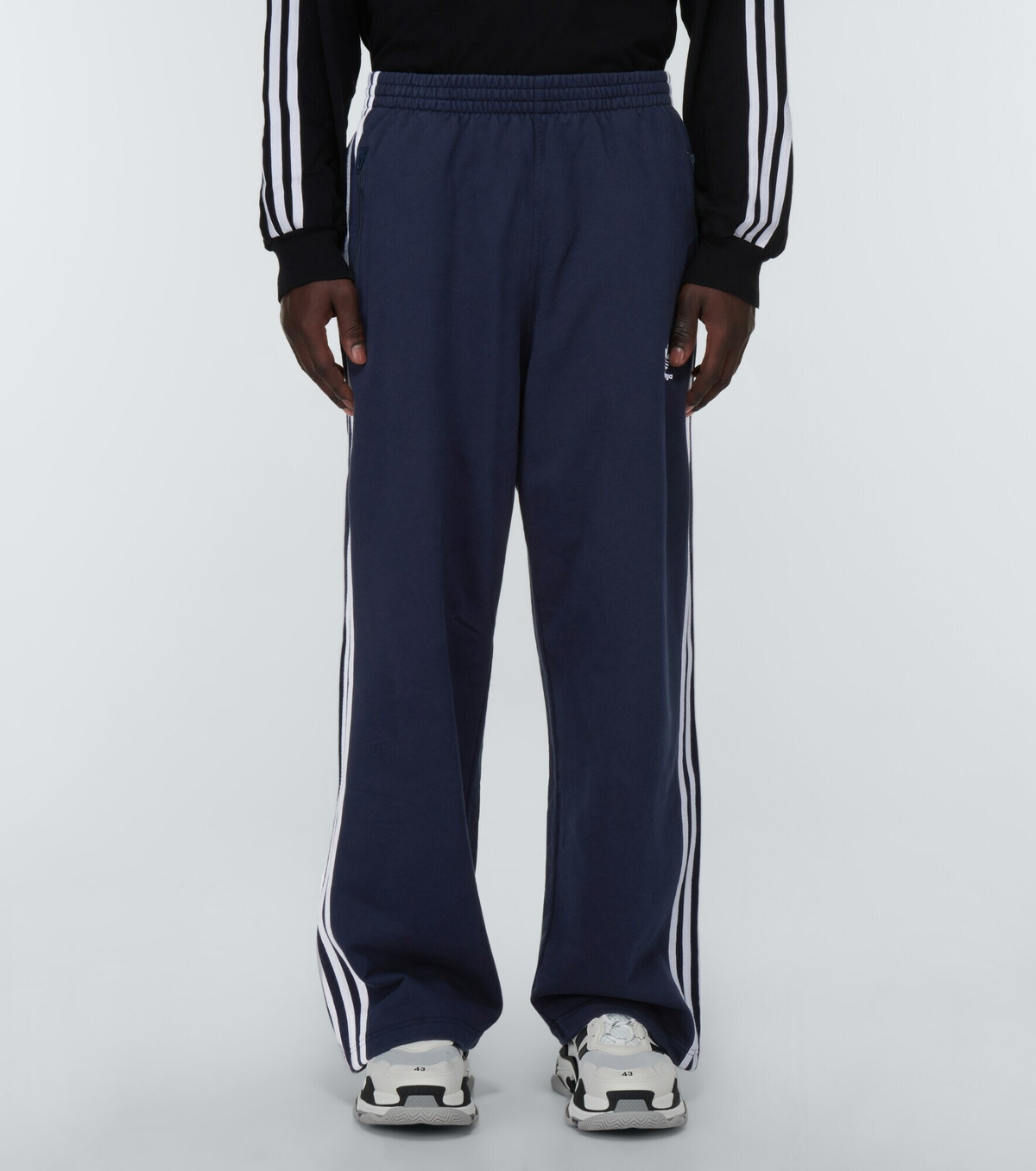 Balenciaga - x Adidas logo cotton sweatpants Balenciaga