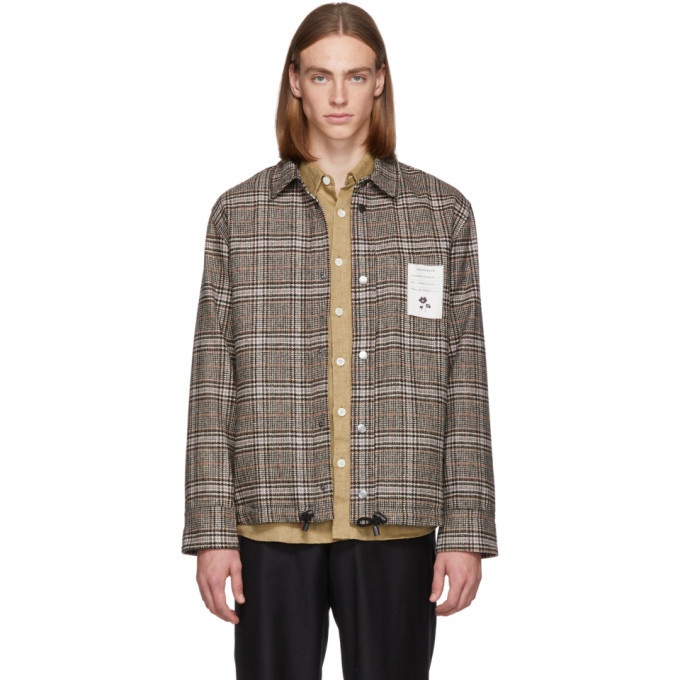 Photo: LHomme Rouge Brown Check Pull Jacket