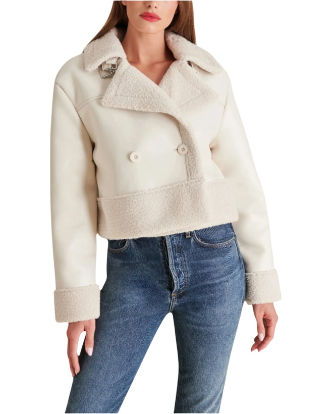 Photo: Steve Madden Athen Jacket in Bone