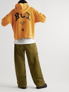 Reese Cooper® - Call of the Wild Printed Cotton-Jersey Hoodie - Yellow
