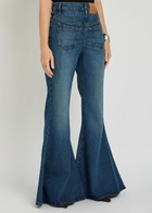 A.W.A.K.E Mode Mirror Flared-leg Jeans Blue Denim