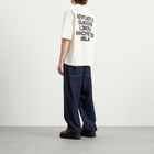END. Records T-Shirt in Ecru