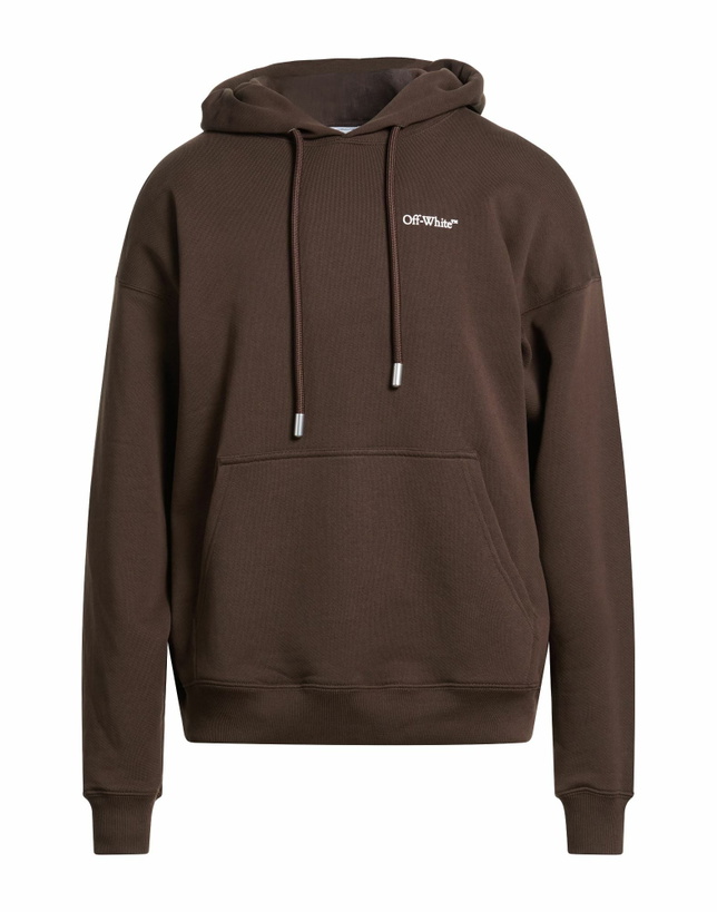Photo: Off-white Mens Sweatshirt Chocolate in Brown