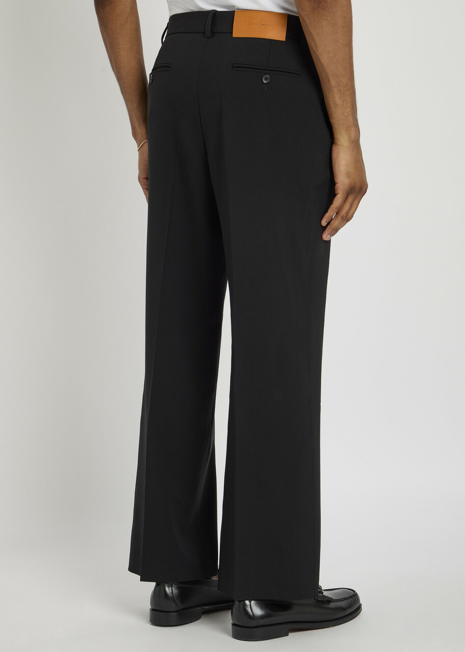 Second Layer Zooty Stretch-wool Trousers Black