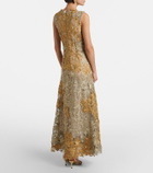 Oscar de la Renta Guipure lace cocktail dress