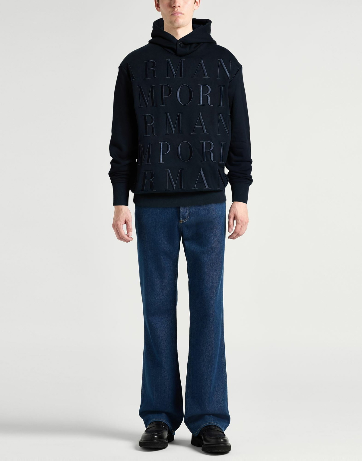Emporio Armani Mens Sweatshirt in Navy