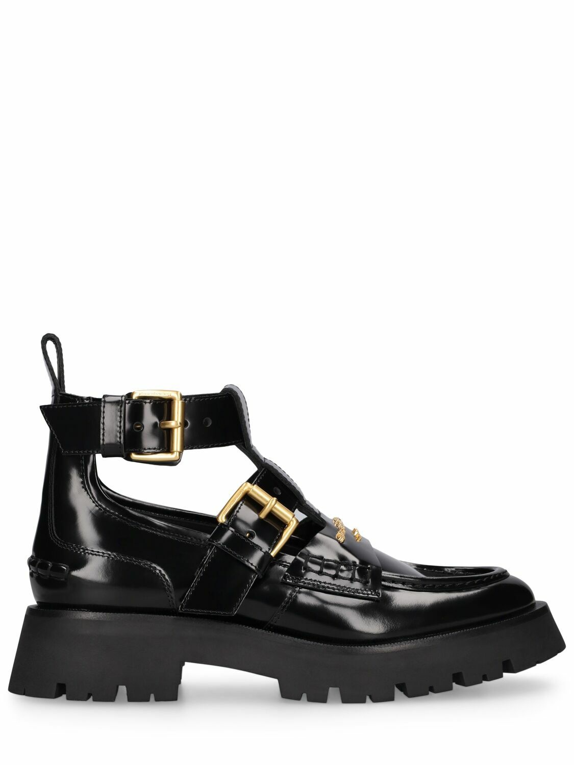Photo: ALEXANDER WANG - Carter Lug Patent Leather Ankle Boots