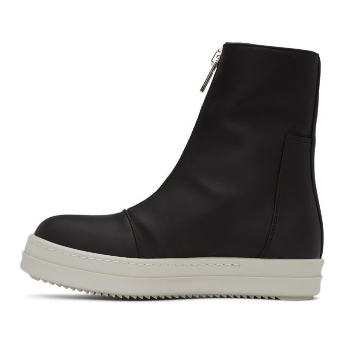 Rick Owens Drkshdw Black Zip Front Sneakers Rick Owens Drkshdw