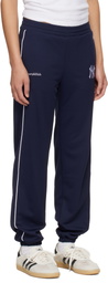 Sporty & Rich Navy Heritage Yankees Serif 90S Elio Lounge Pants