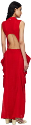 Isa Boulder Red Onion Maxi Dress