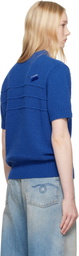 ADER error Blue Half S Pull-Over 0502 Sweater