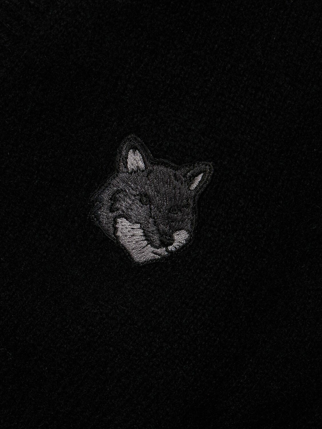 MAISON KITSUNÉ Baby Fox Patch Regular Fit Cardigan Maison Kitsune