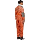Calvin Klein 205W39NYC Orange Fireman Reverse Zip Jumpsuit