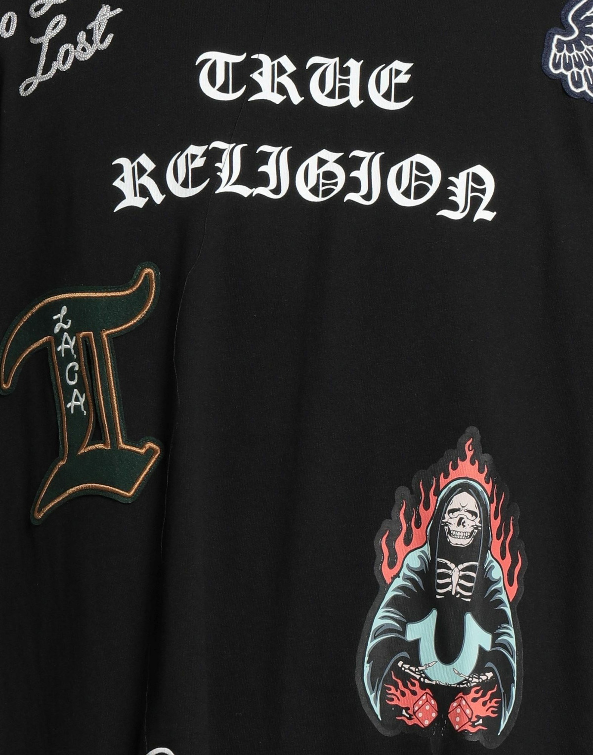 True Religion Mens T-shirt in Black