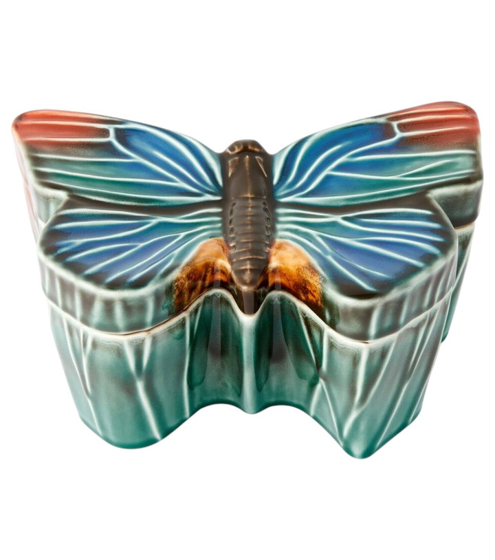 Photo: Bordallo Pinheiro Cloudy Butterflies Large box by Claudia Schiffer