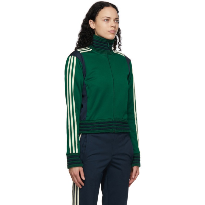 Wales Bonner Green and Navy adidas Originals Edition Lovers Track