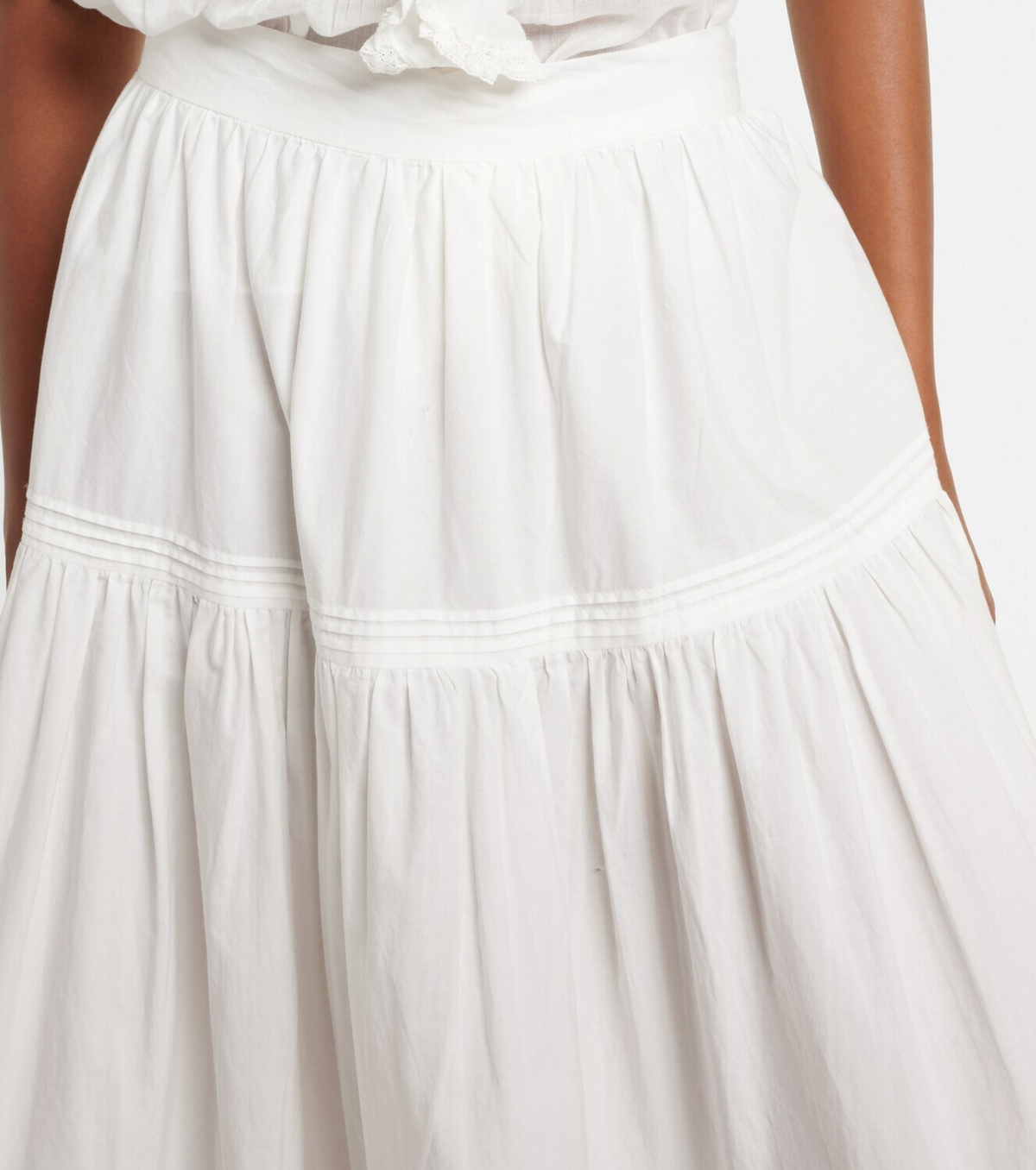 Dôen Sebastiane cotton poplin maxi skirt