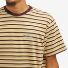 thisisneverthat Men's Stripe T-Shirt in Brown