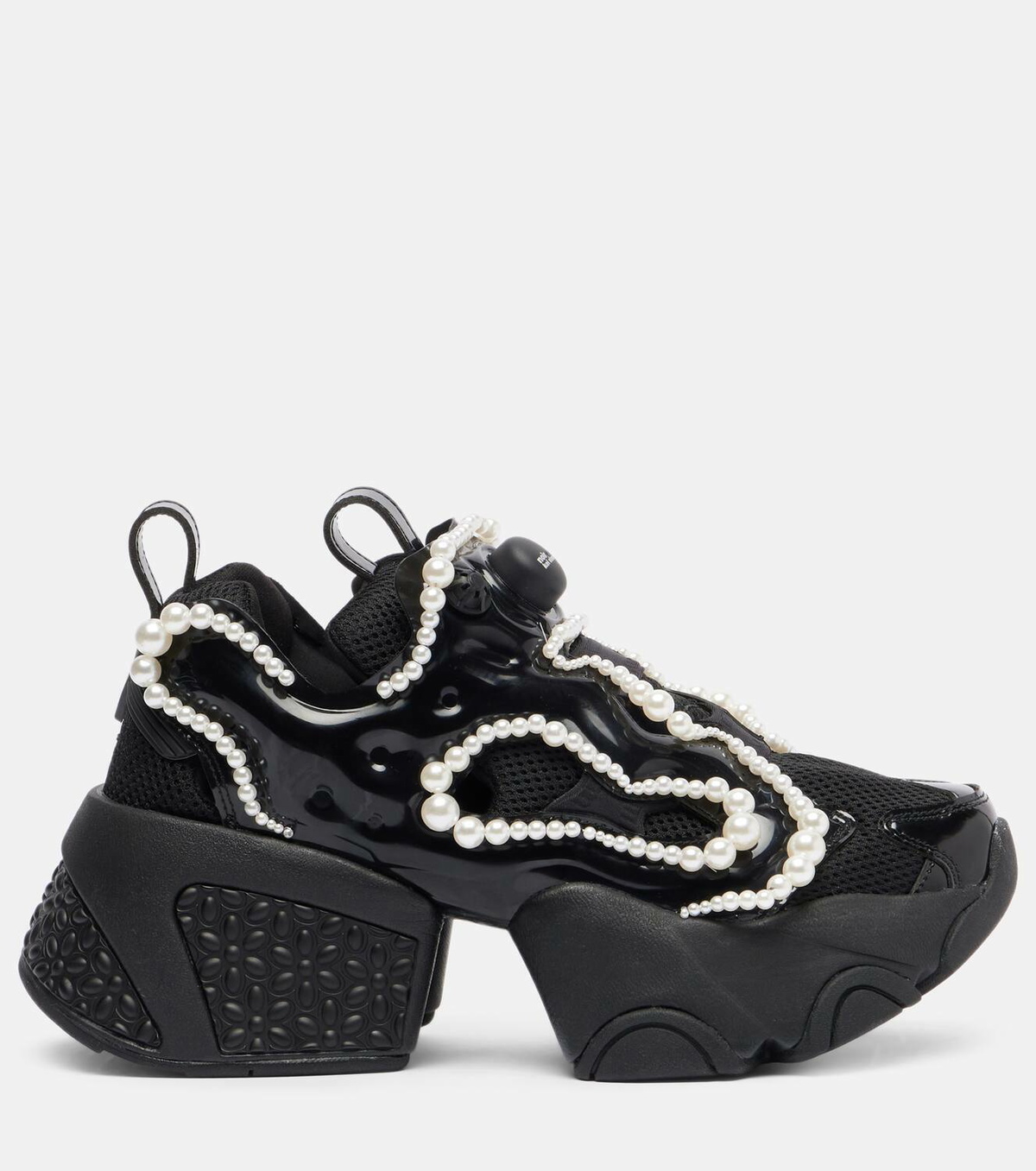 Noir Kei Ninomiya x Reebok embellished platform sneakers
